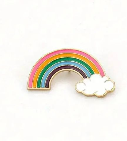 Rainbow and Cloud badge