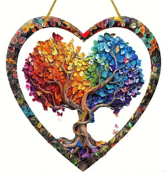 Rainbow Tree Hangable Decoration/Suncatcher